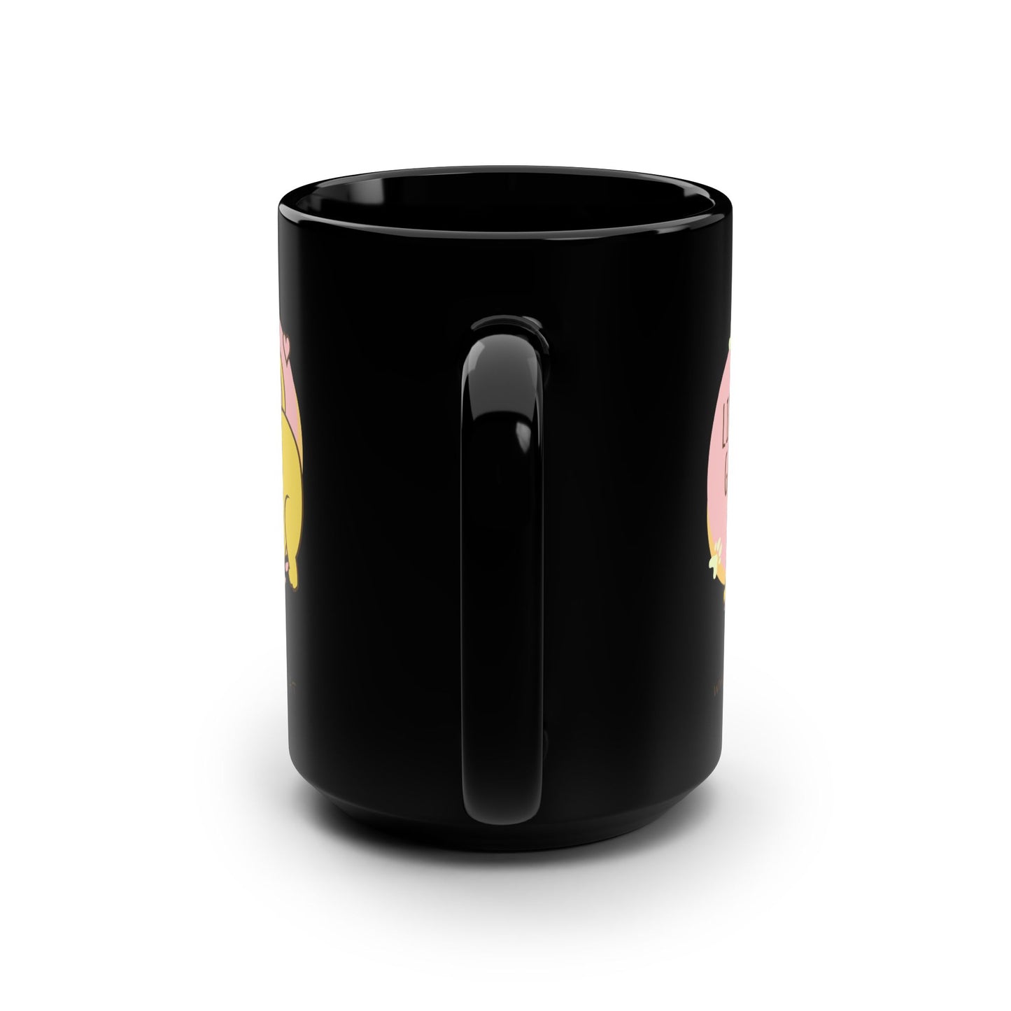 Life is Good When your a Cat! Black Mug, 15oz