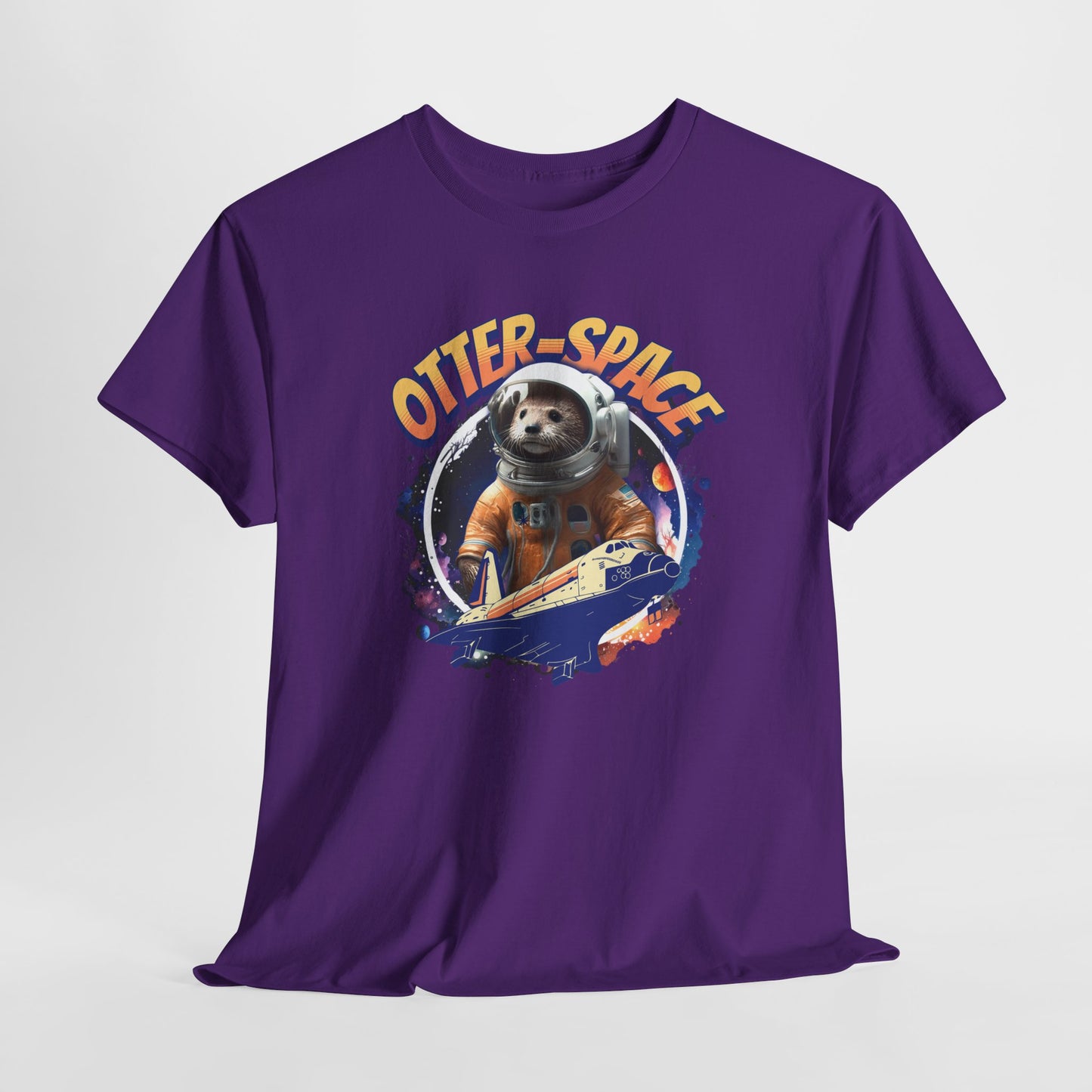 Otter Space T-Shirt - Stylish Cosmic Otter Design