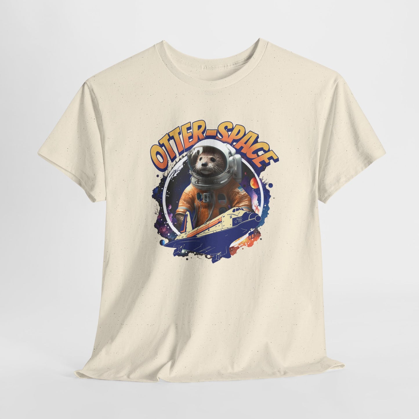Otter Space T-Shirt - Stylish Cosmic Otter Design