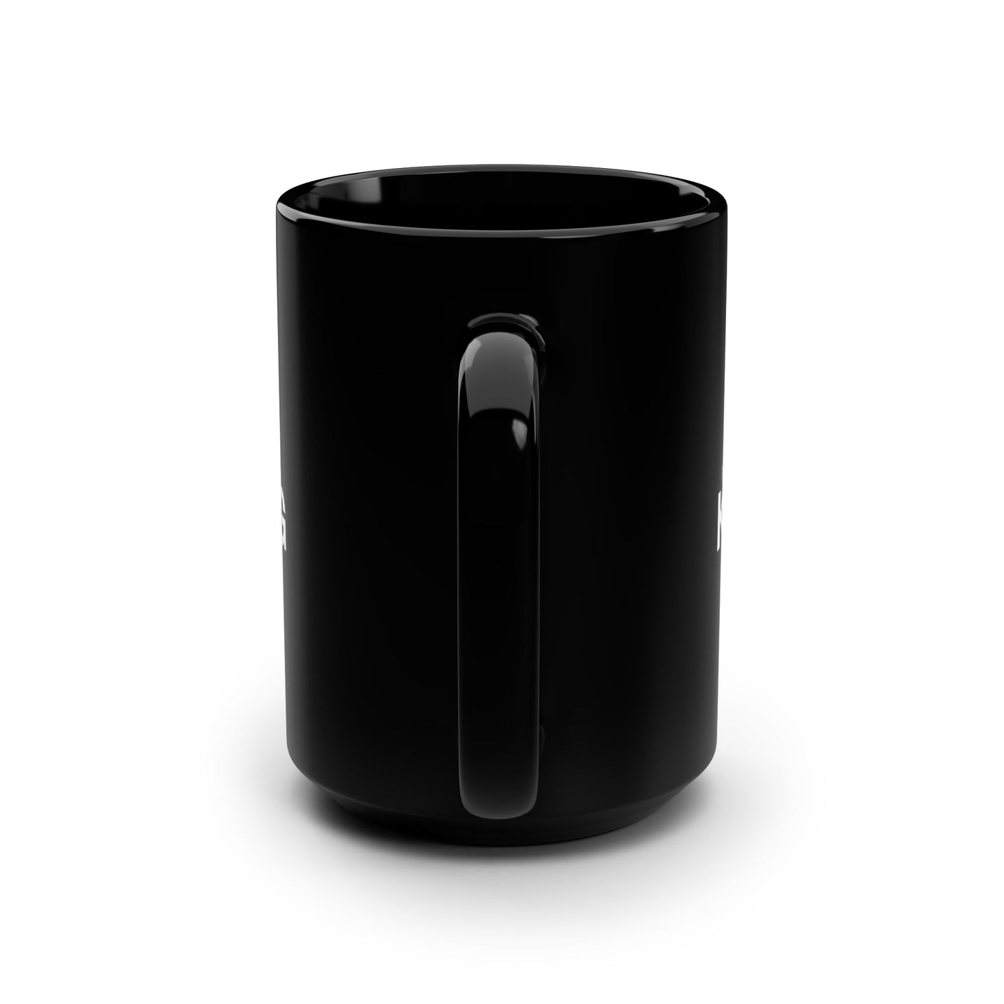 I'm Just Kidding! Black Mug, 15oz