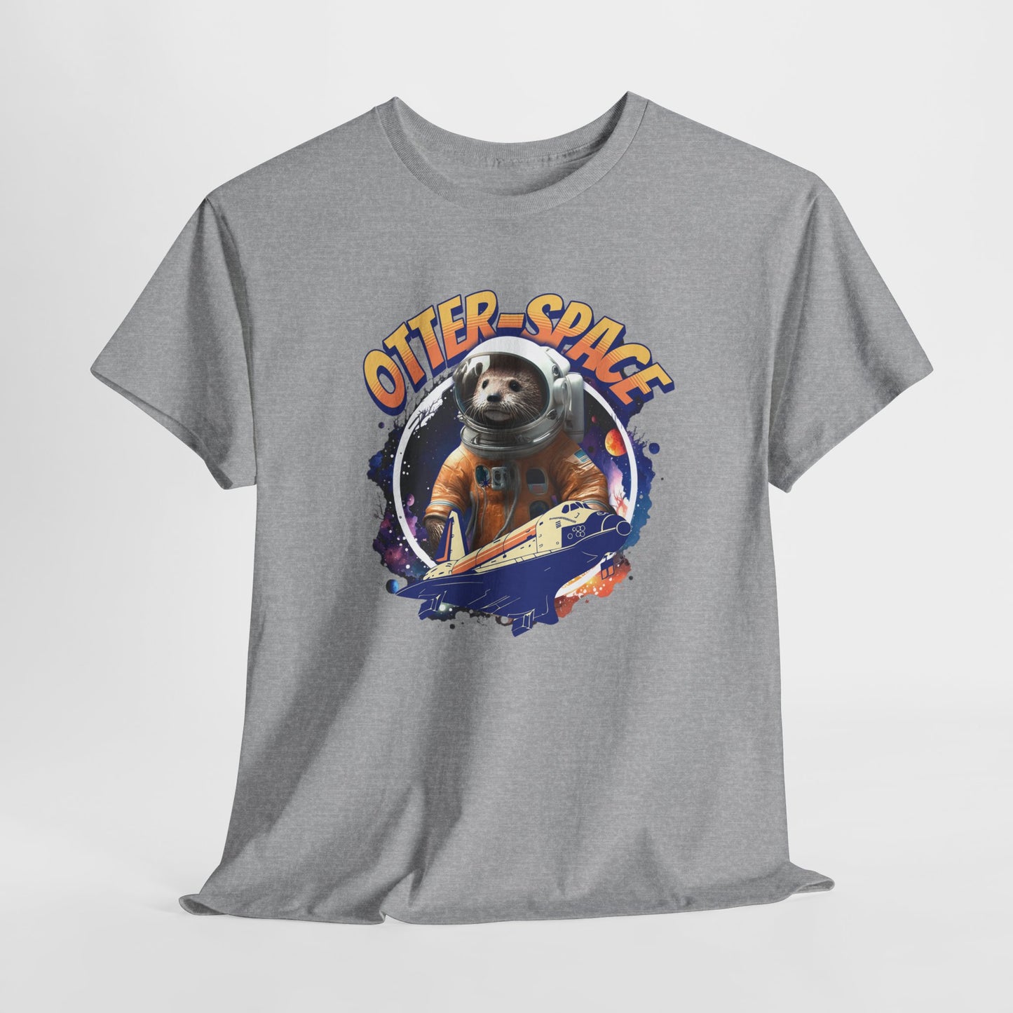 Otter Space T-Shirt - Stylish Cosmic Otter Design