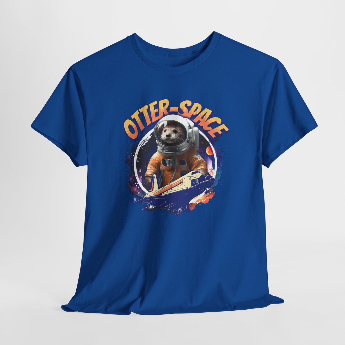 Otter Space T-Shirt - Stylish Cosmic Otter Design