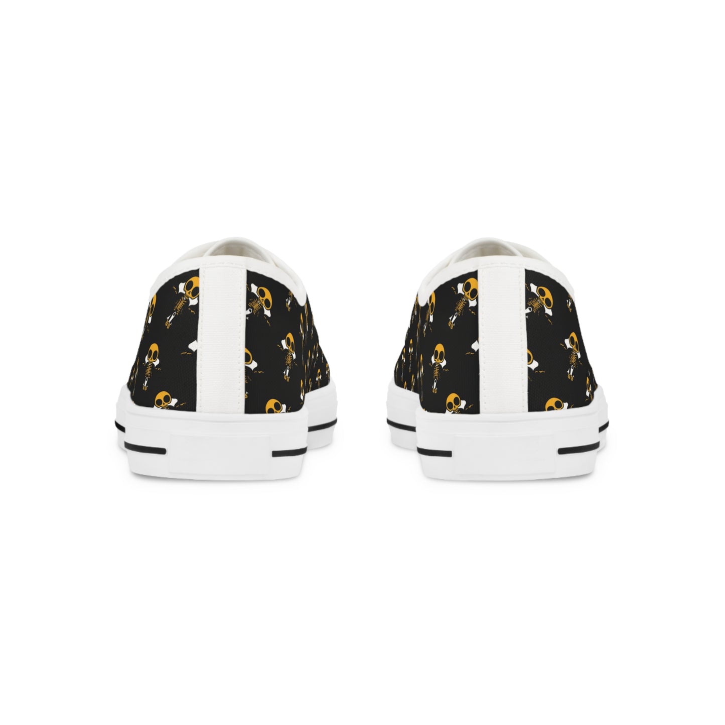 Skeleton Yellow Jacket Low Top Sneakers