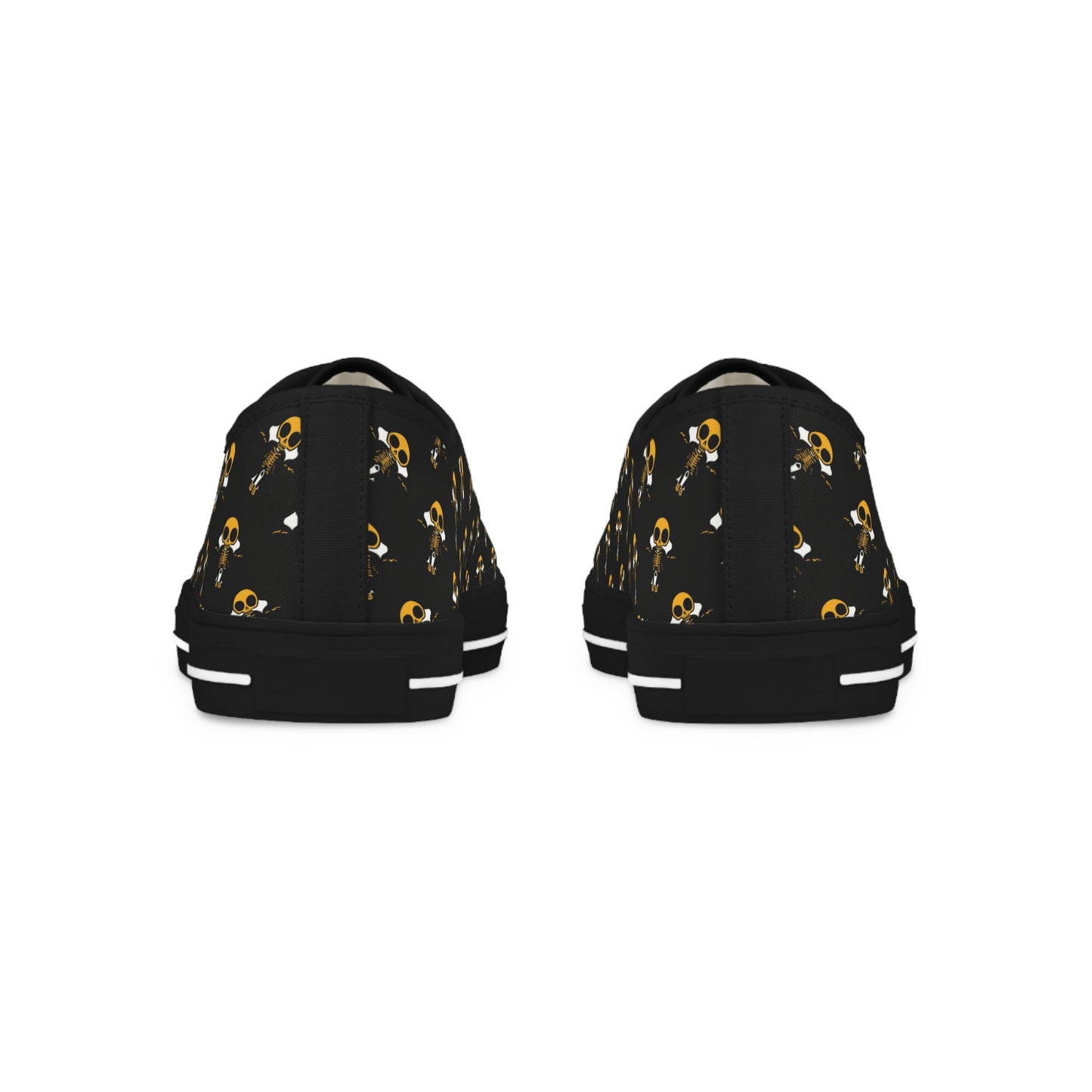 Skeleton Yellow Jacket Low Top Sneakers
