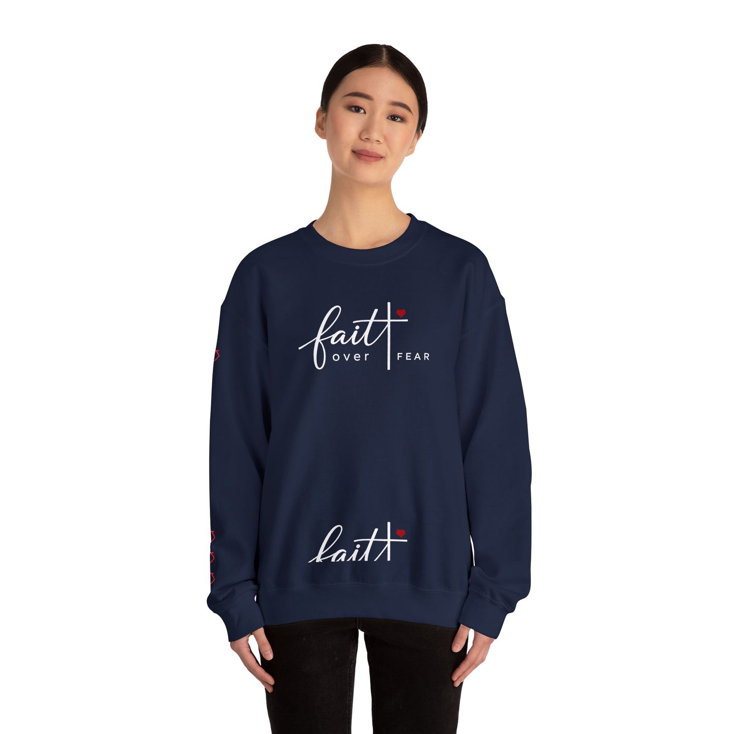 Faith Over Fear Christian Sweatshirt