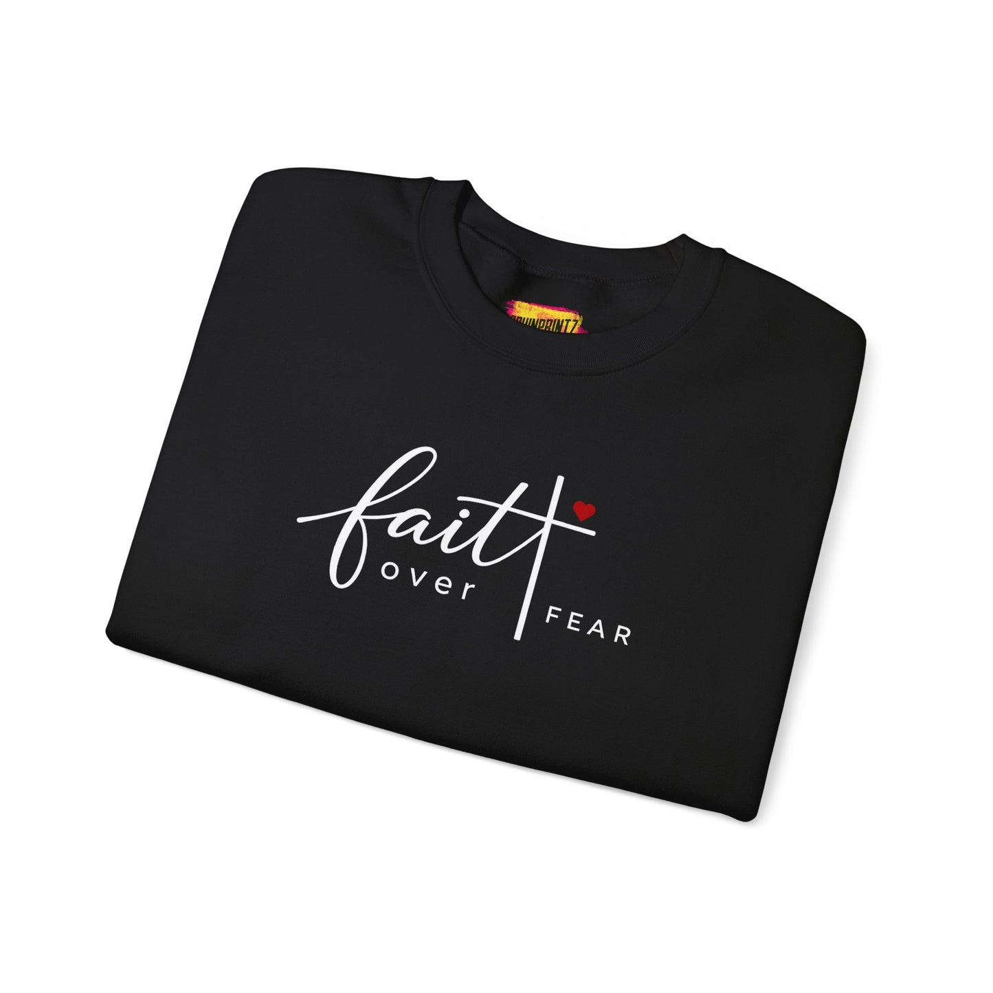 Faith Over Fear Christian Sweatshirt