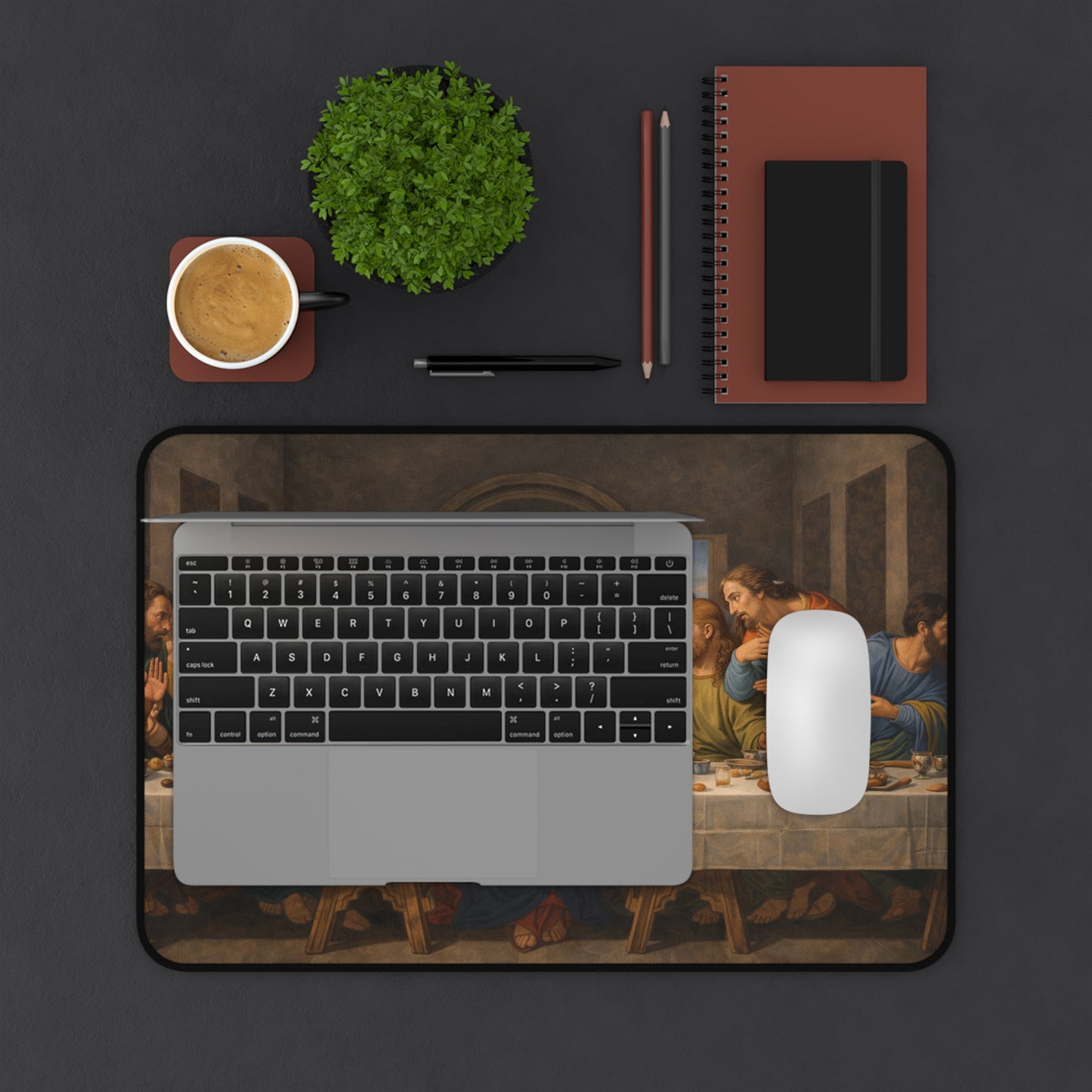 The Last Supper Desk Mat | Religious Christian Artwork Mouse Pad