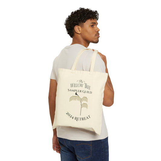 Willow Tree Sampler Guild Cotton Canvas Tote Bag