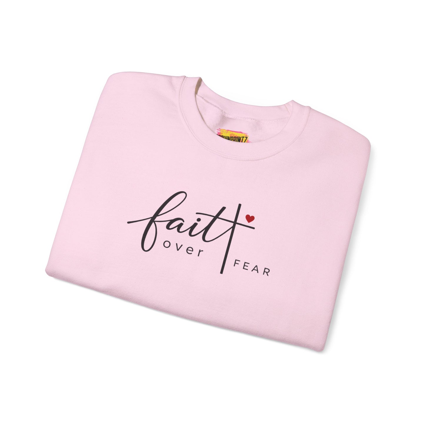 Faith Over Fear Christian Sweatshirt