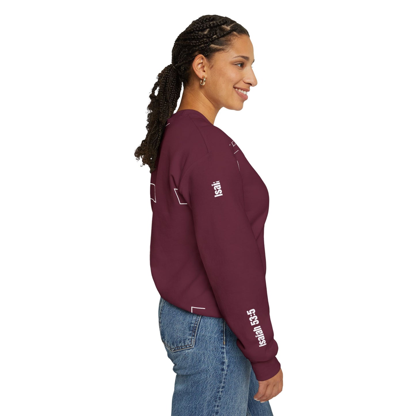 God Still Heals Sweatshirt — Inspirational Christian Crewneck (Isaiah 53:5)