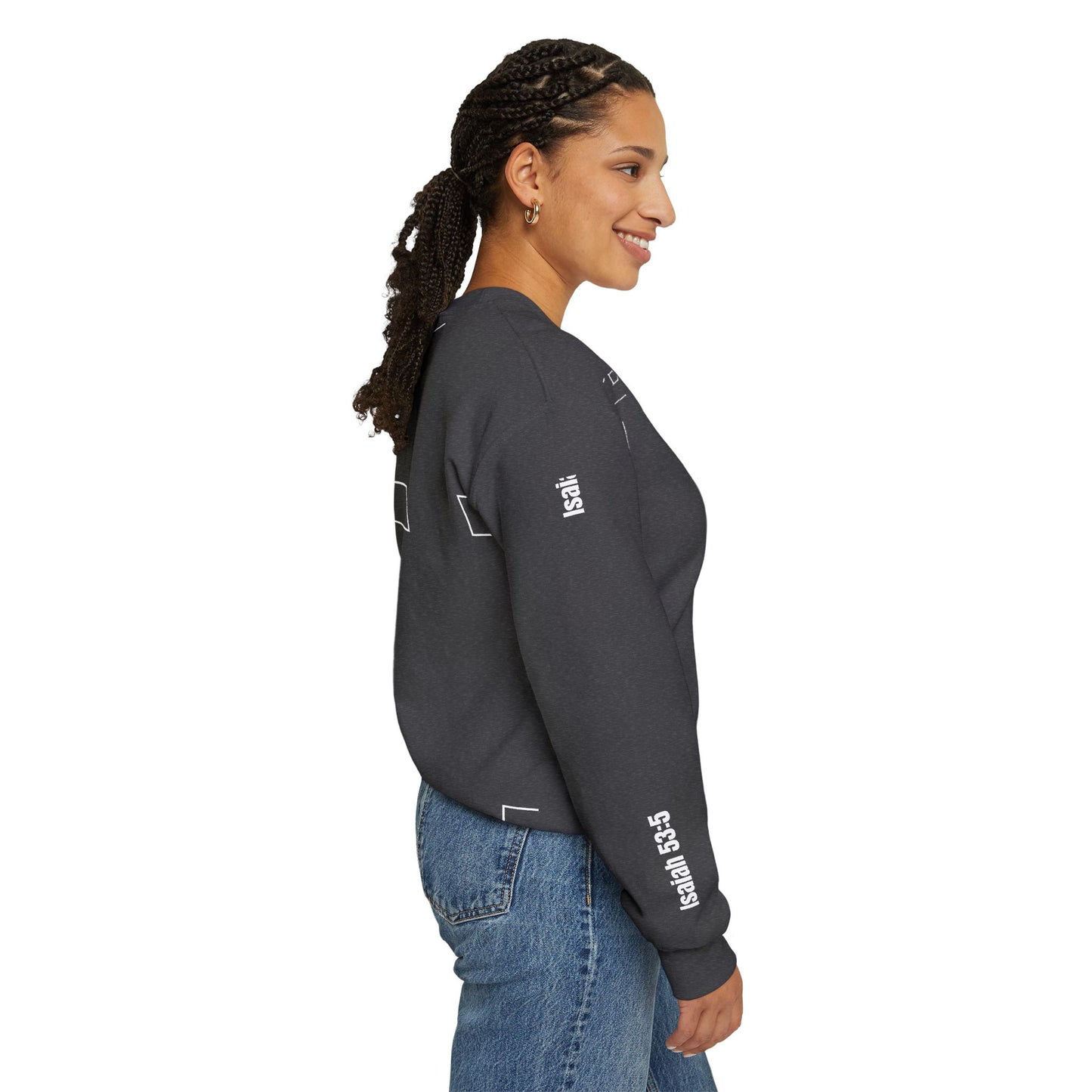 God Still Heals Sweatshirt — Inspirational Christian Crewneck (Isaiah 53:5)