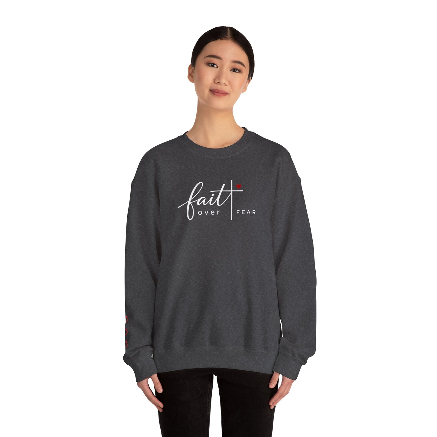 Faith Over Fear Christian Sweatshirt