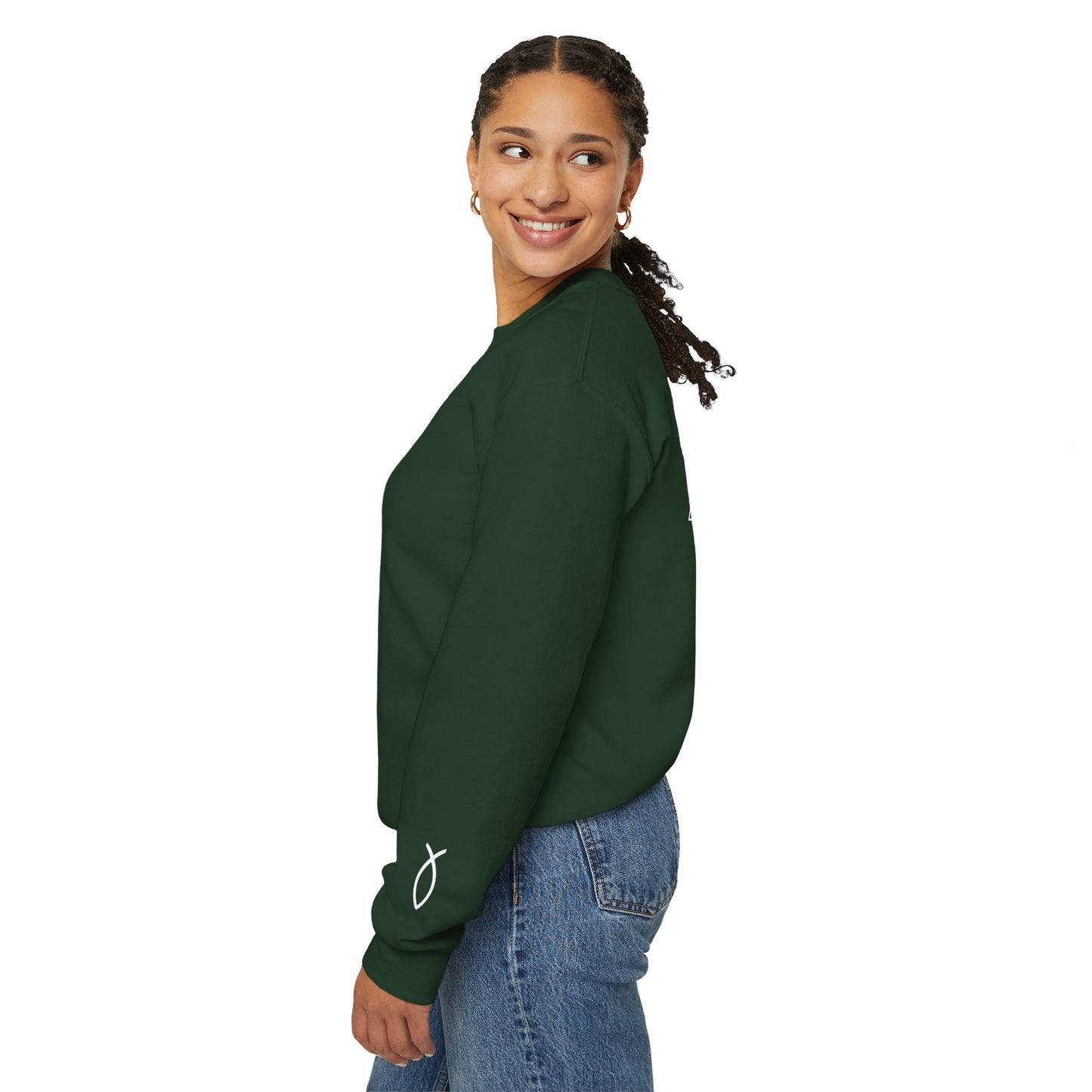 God Still Heals Sweatshirt — Inspirational Christian Crewneck (Isaiah 53:5)