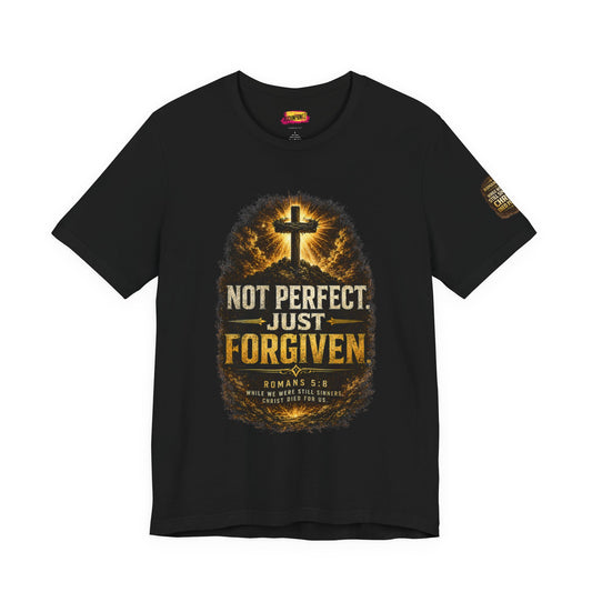 Not Perfect Just Forgiven Christian T‑Shirt