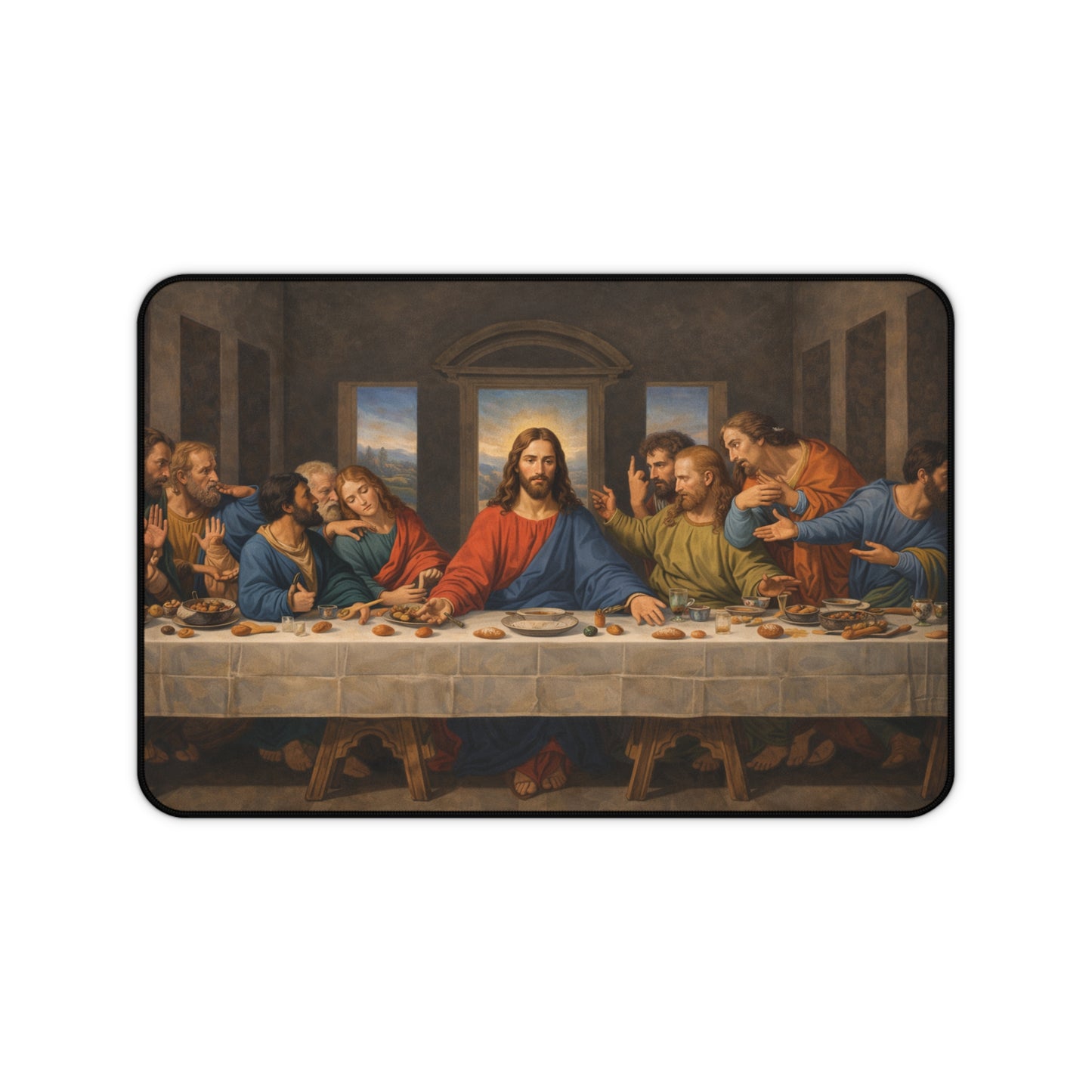 The Last Supper Desk Mat | Religious Christian Artwork Mouse Pad