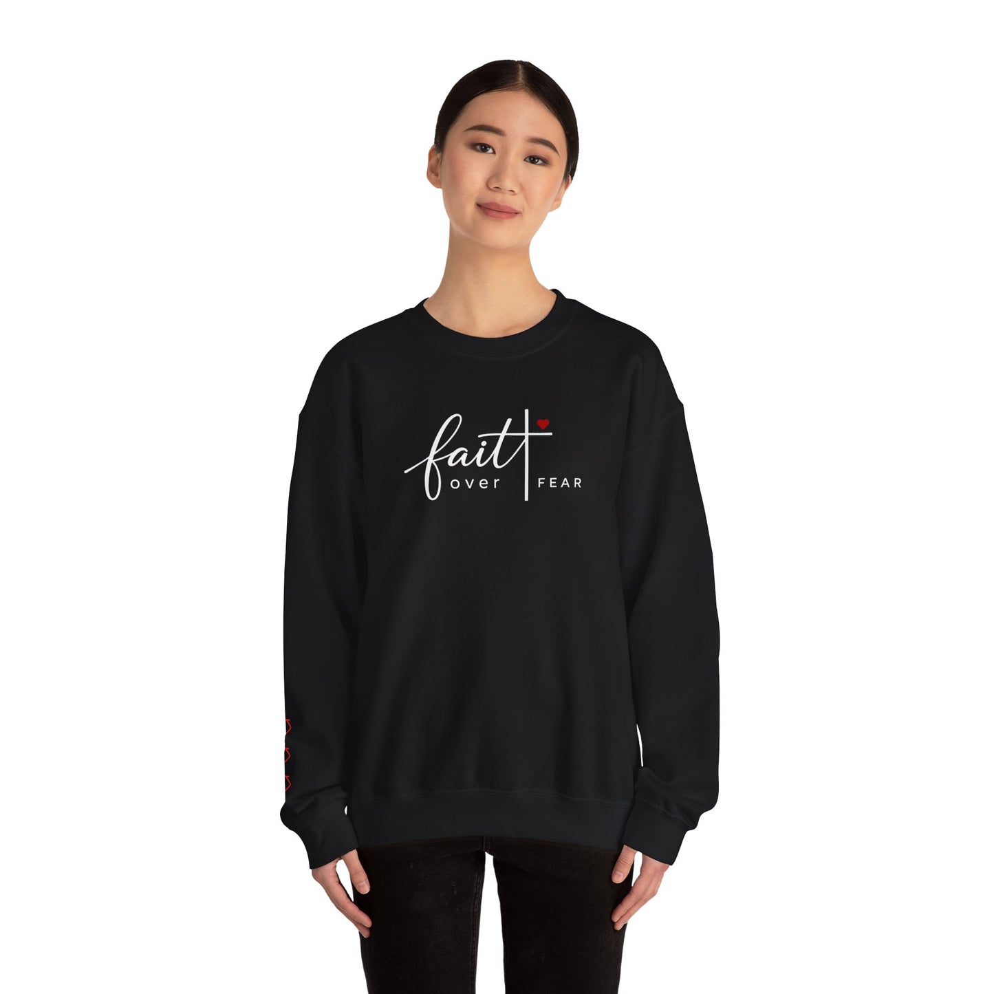 Faith Over Fear Christian Sweatshirt