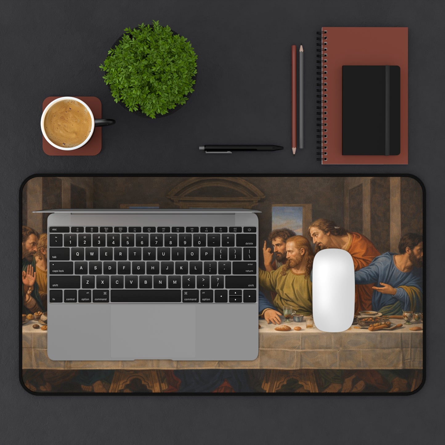 The Last Supper Desk Mat | Religious Christian Artwork Mouse Pad