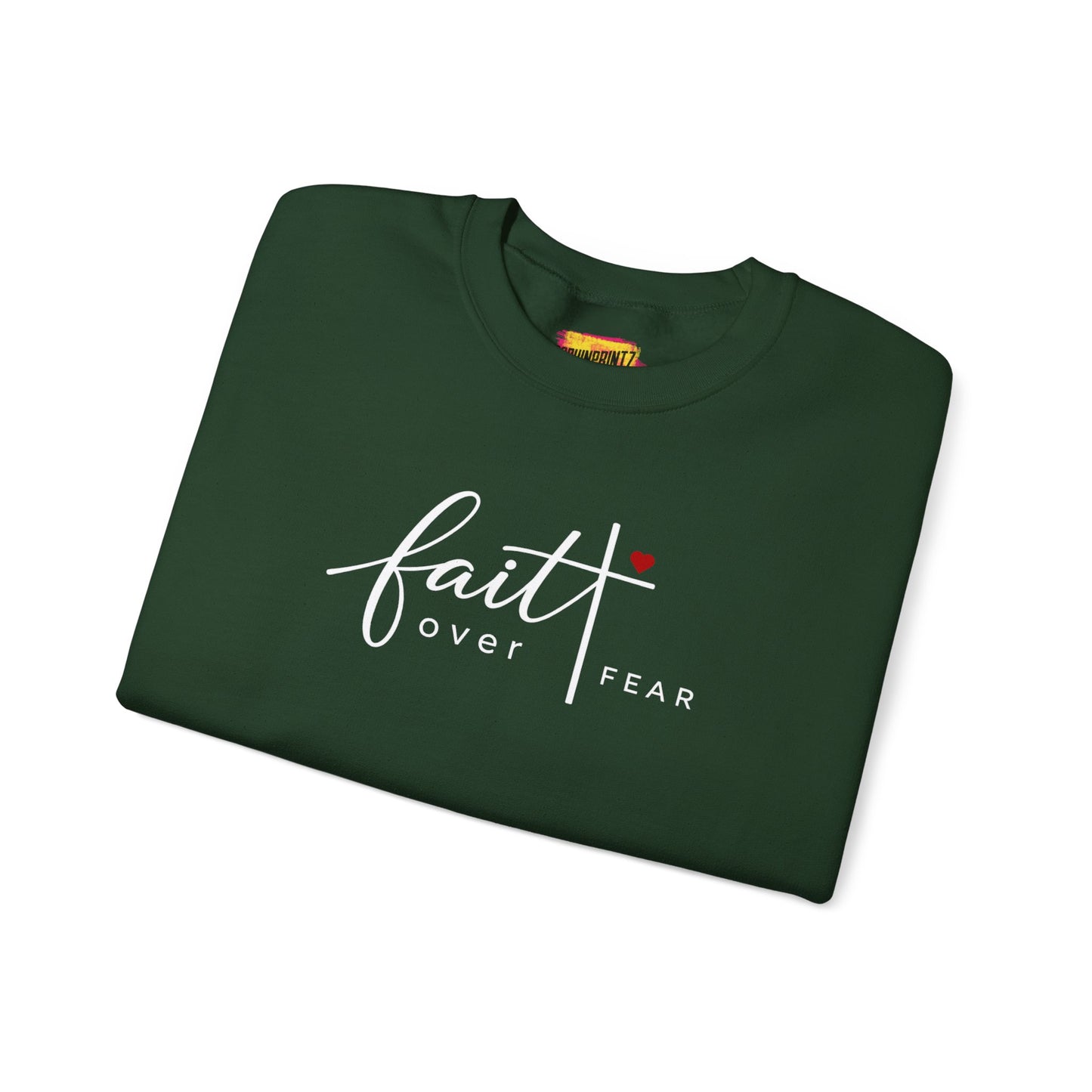 Faith Over Fear Christian Sweatshirt
