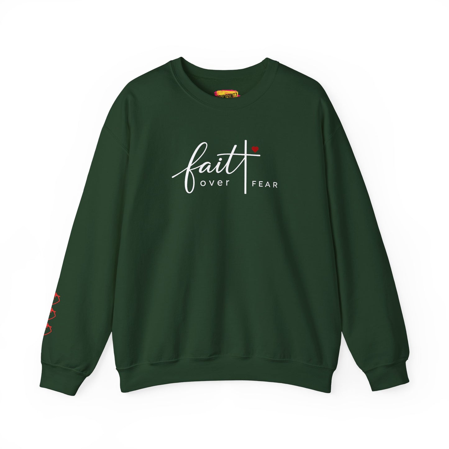 Faith Over Fear Christian Sweatshirt
