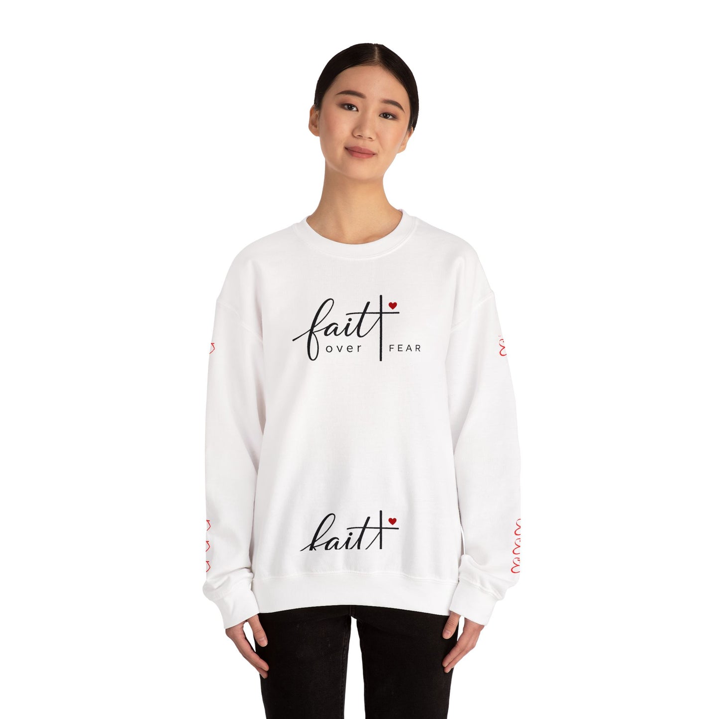 Faith Over Fear Christian Sweatshirt