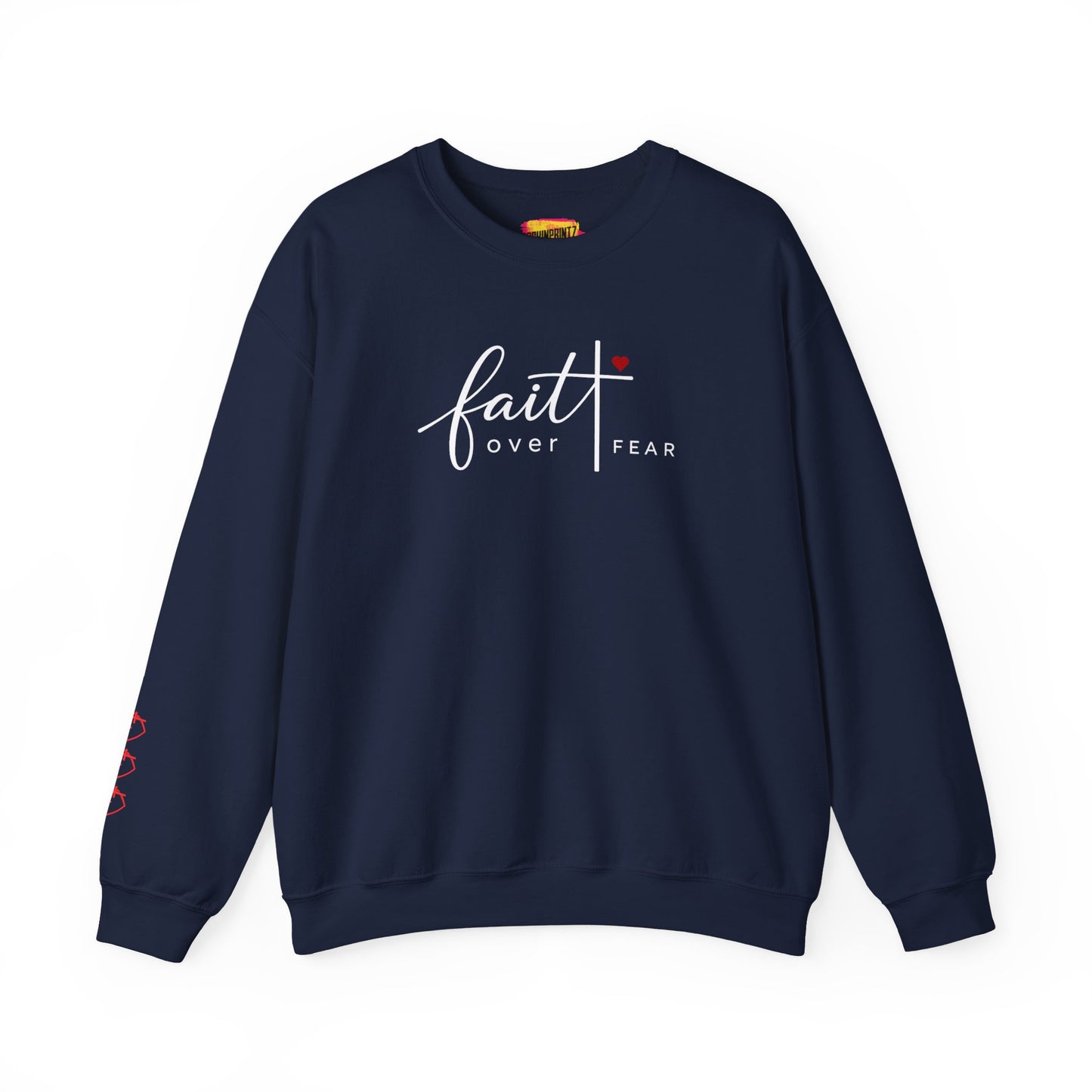 Faith Over Fear Christian Sweatshirt