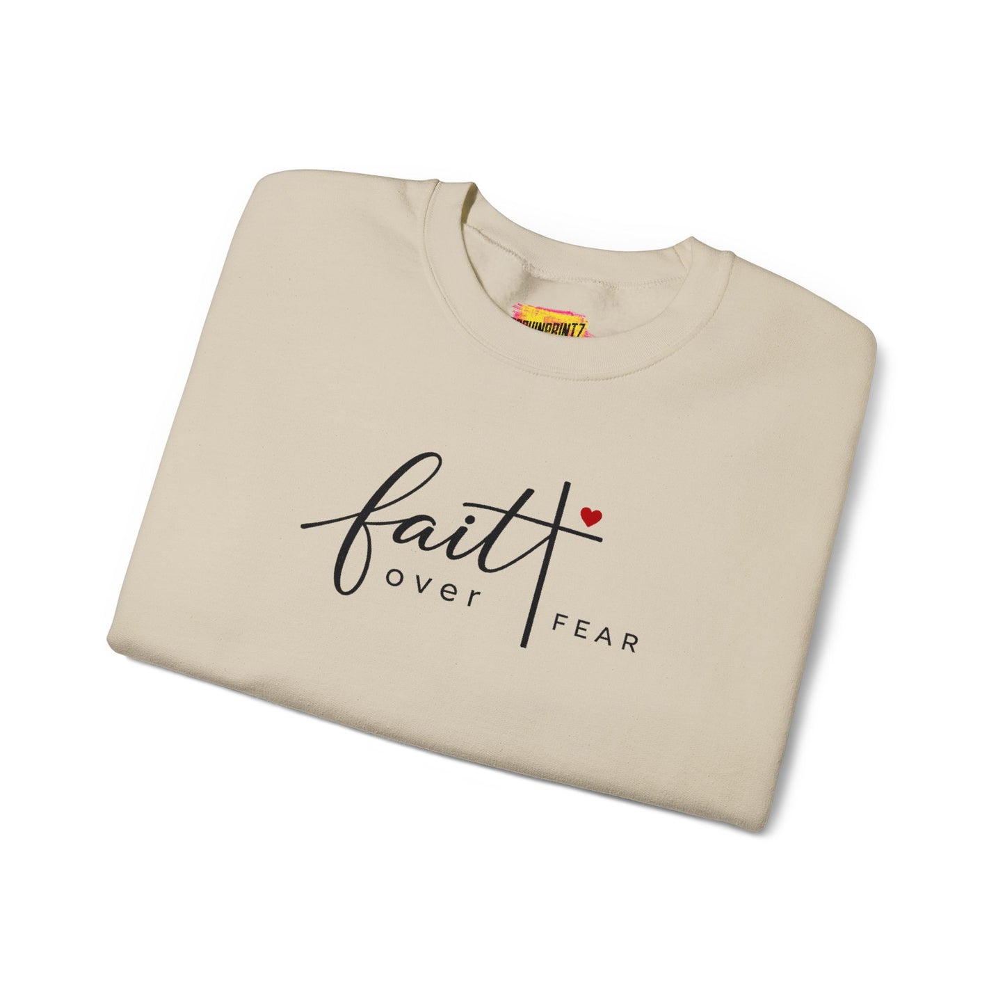 Faith Over Fear Christian Sweatshirt