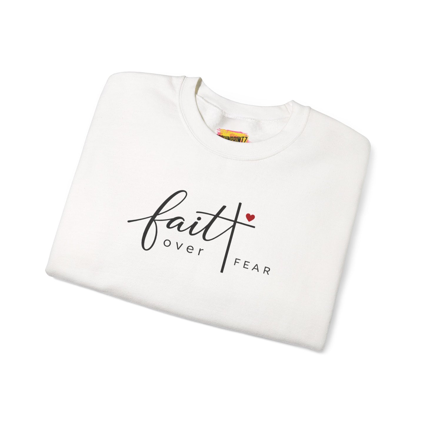Faith Over Fear Christian Sweatshirt