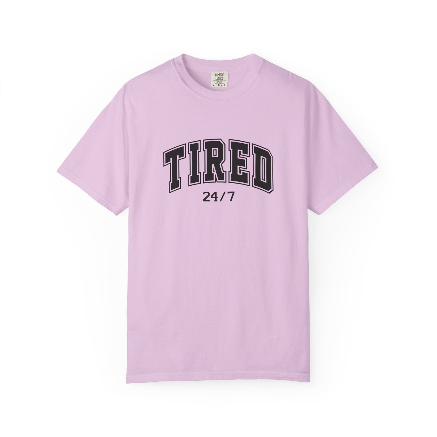 Sarcastic, Tired, Anixiety, Positive  Sayings, T-Shirt — Retro Collegiate Graphic Tee