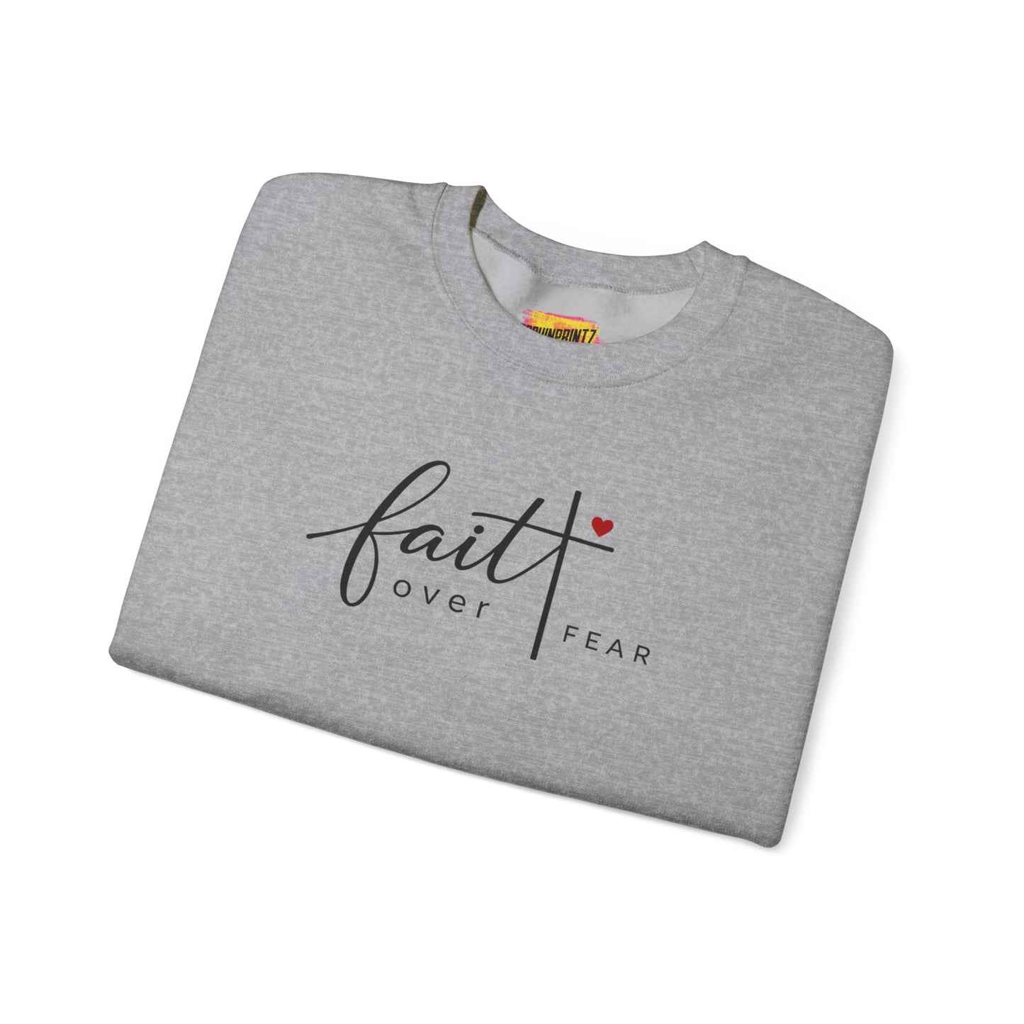 Faith Over Fear Christian Sweatshirt