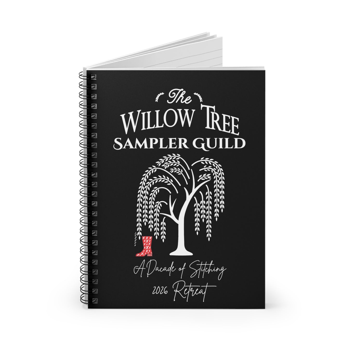 2026 - Willow Tree Sampler Guild 2026 Notebook, Creative Journal, Writing Tool, Gift for Crafters, Decorative Stationery, Scrapbooking Supplies