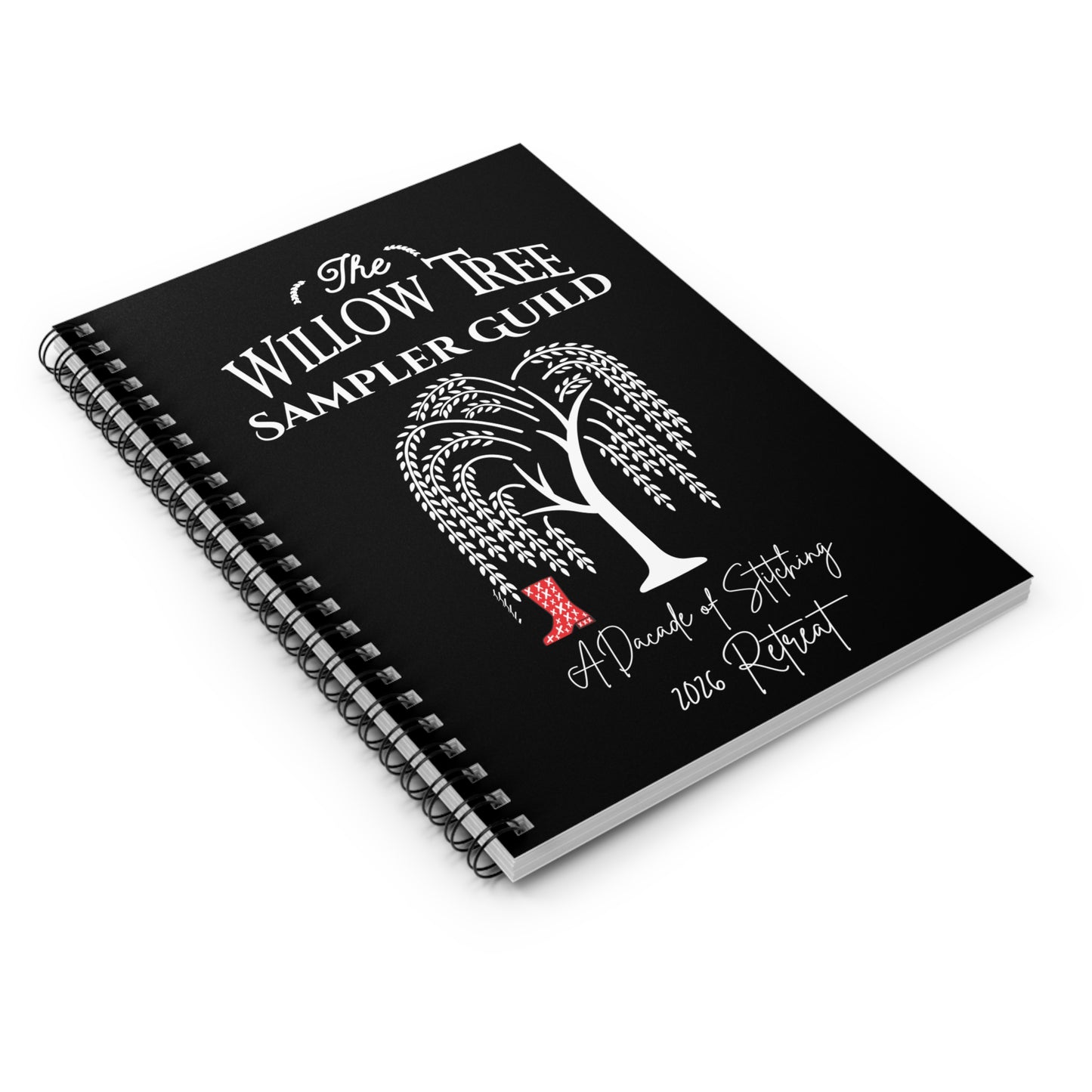 2026 - Willow Tree Sampler Guild 2026 Notebook, Creative Journal, Writing Tool, Gift for Crafters, Decorative Stationery, Scrapbooking Supplies