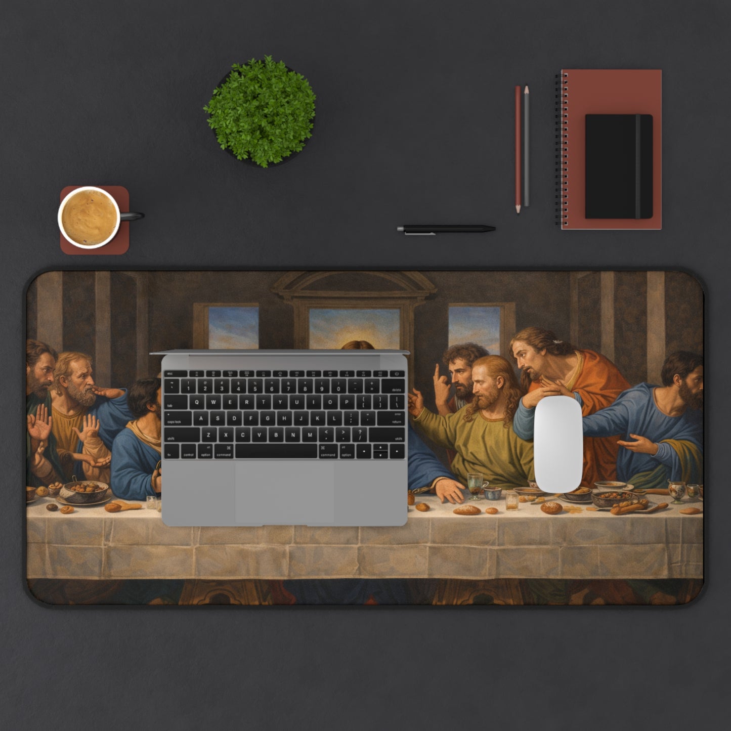 The Last Supper Desk Mat | Religious Christian Artwork Mouse Pad
